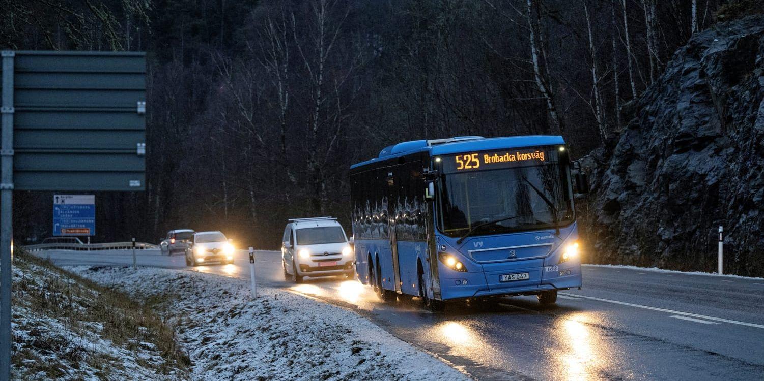 175 synpunkter inkom ifjol på buss 525 som kör mellan Alingsås och Lerum.